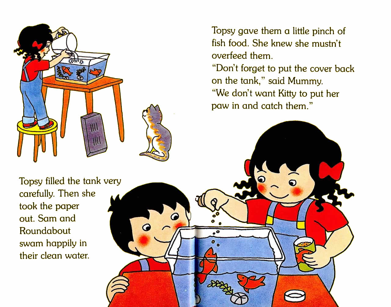 Ladybird - Topsy Tim Books - Look After Their Pets (07),绘本,绘本故事,绘本阅读,故事书,童书,图画书,课外阅读
